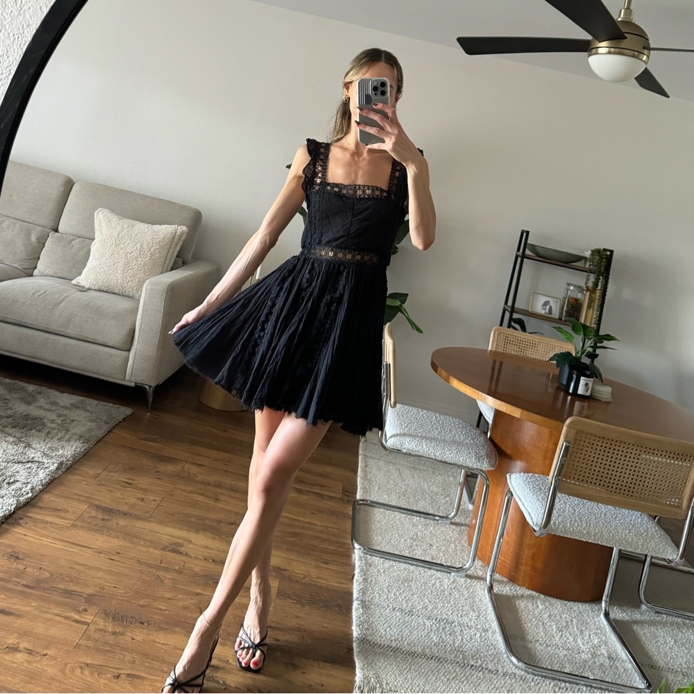 Black Free People Dress_ Size: Medium